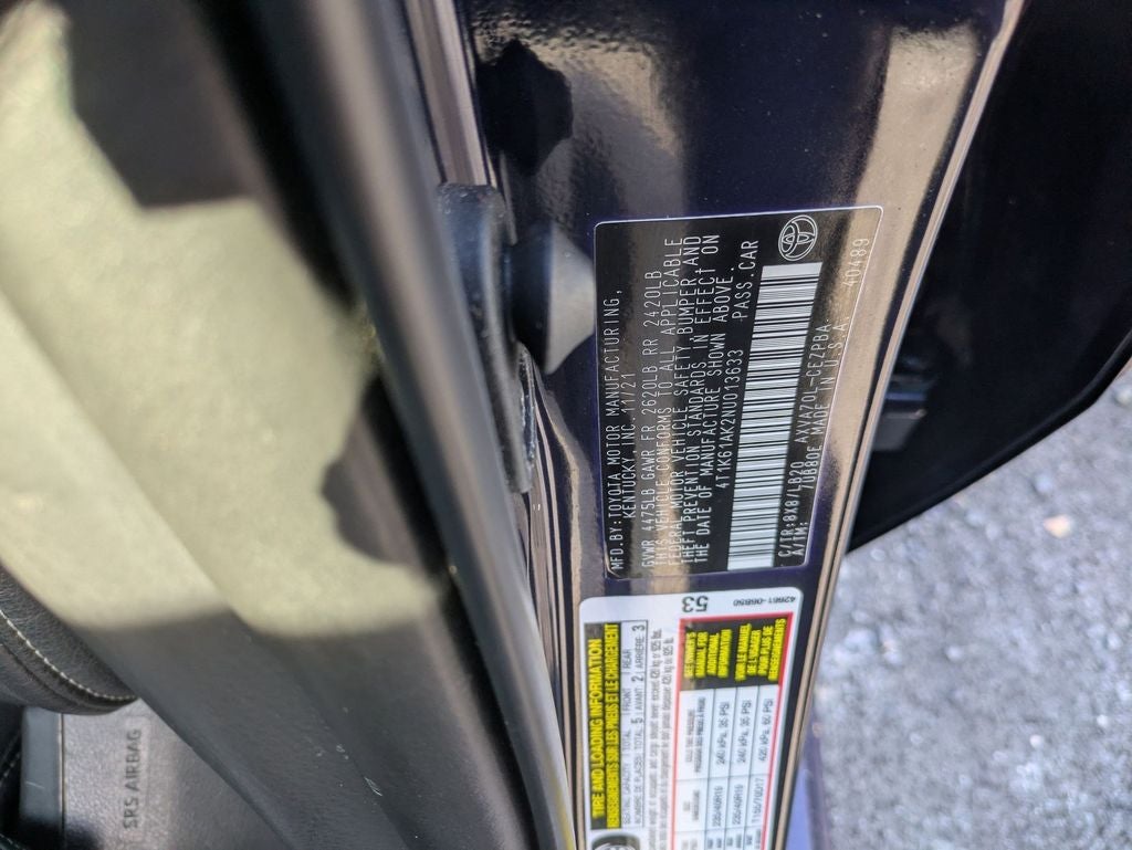 2022 Toyota Camry XSE