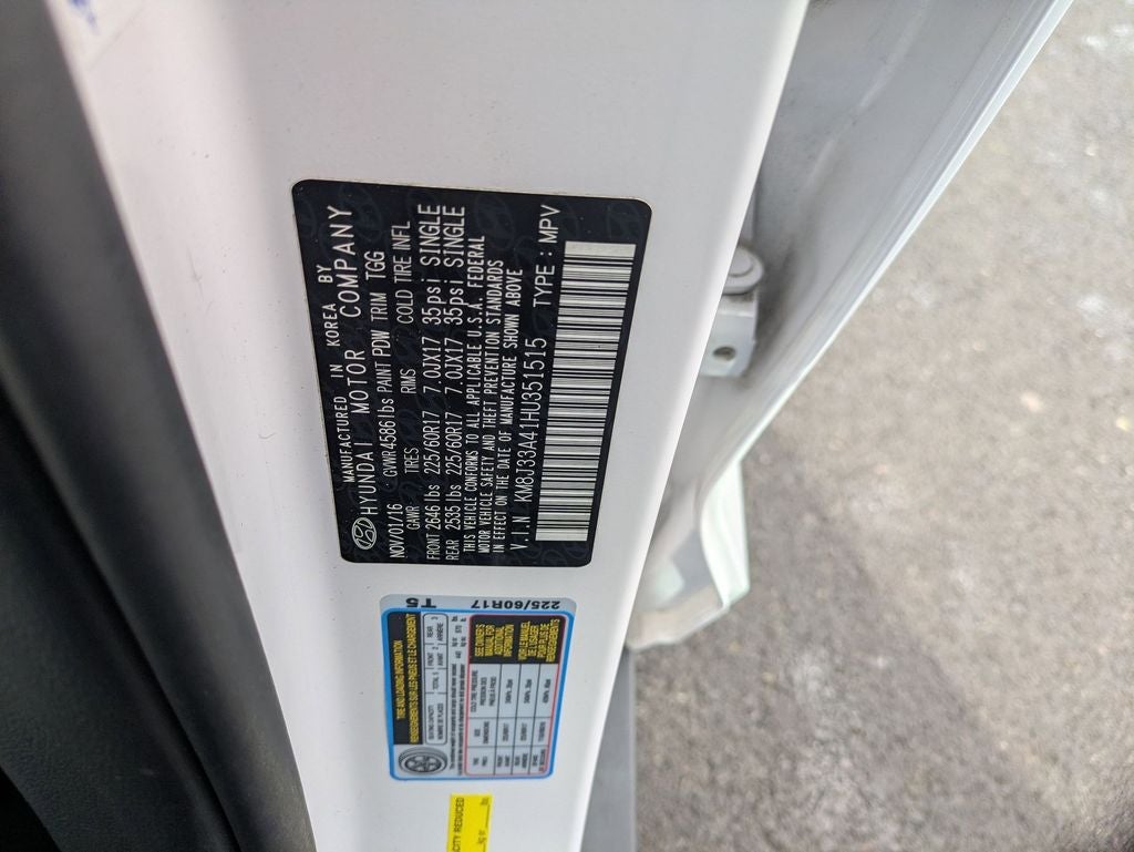 2017 Hyundai Tucson SE