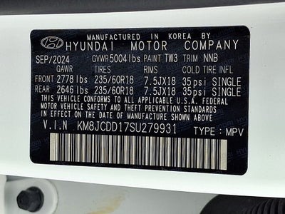 2025 Hyundai Tucson Hybrid SEL Convenience