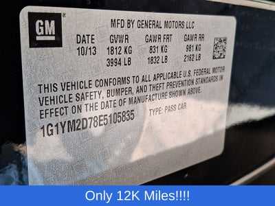 2014 Chevrolet Corvette Stingray Z51 3LT