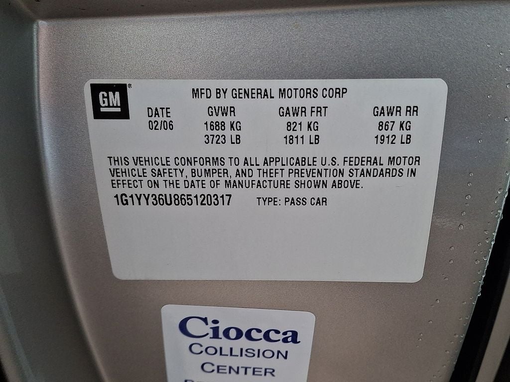2006 Chevrolet Corvette Base 3LT