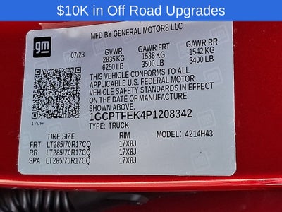 2023 Chevrolet Colorado ZR2