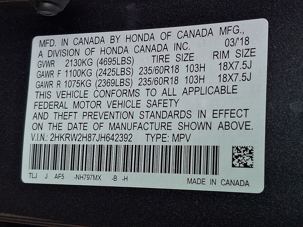 2018 Honda CR-V EX-L