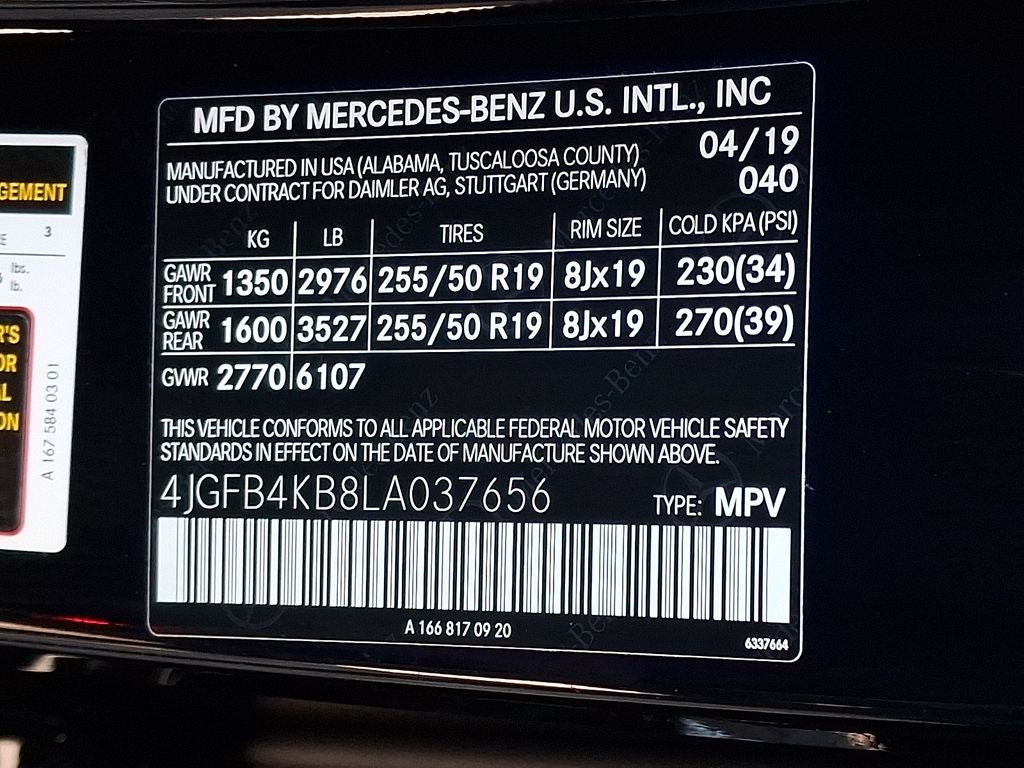 2020 Mercedes-Benz GLE GLE 350 4MATIC®