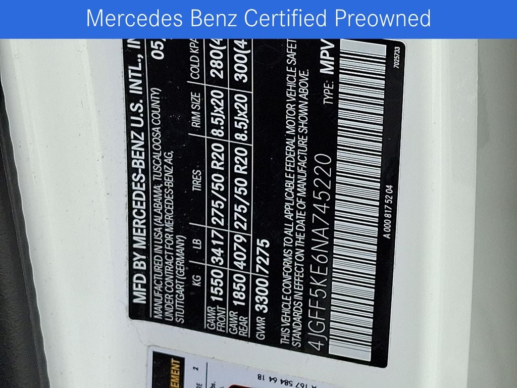 2022 Mercedes-Benz GLS GLS 450 4MATIC®