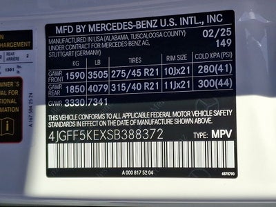 2025 Mercedes-Benz GLS GLS 450 4MATIC®