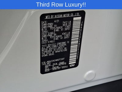 2021 INFINITI QX80 LUXE