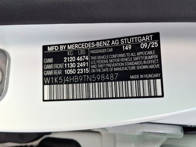 2026 Mercedes-Benz CLA CLA 250 4MATIC®