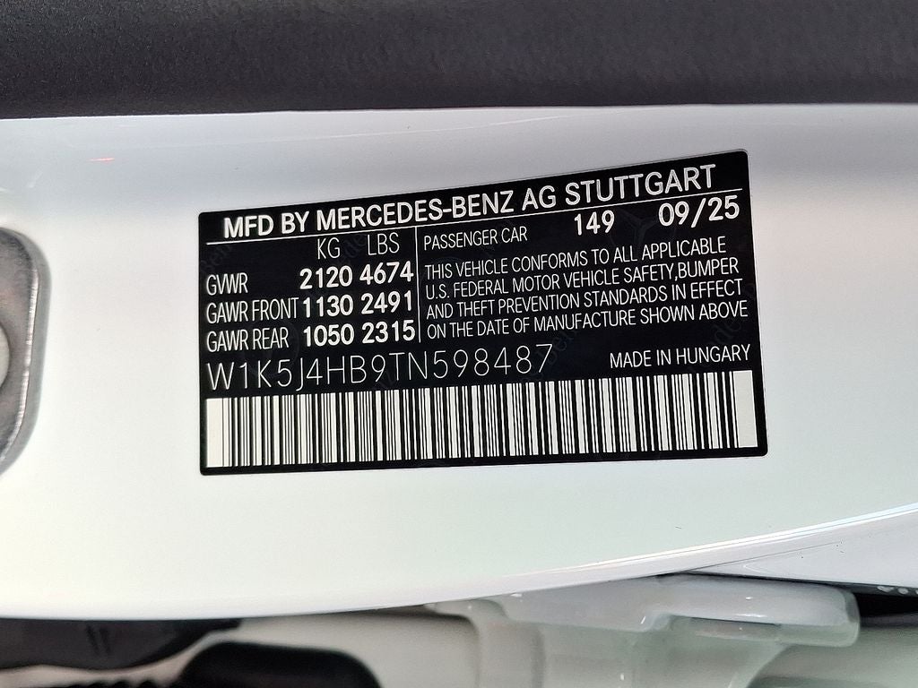 2026 Mercedes-Benz CLA CLA 250 4MATIC®