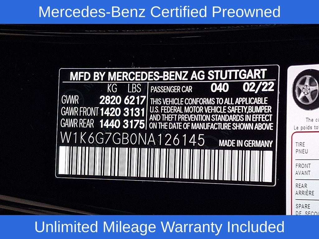 2022 Mercedes-Benz S-Class S 580 4MATIC®