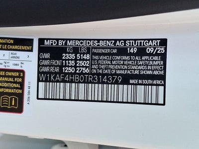 2026 Mercedes-Benz C-Class C 300 4MATIC®