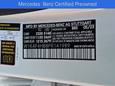 2023 Mercedes-Benz C-Class C 300 4MATIC®