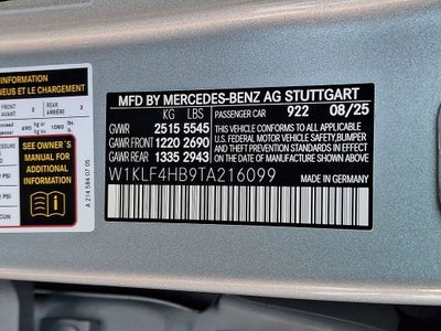 2026 Mercedes-Benz E-Class E 350 4MATIC®