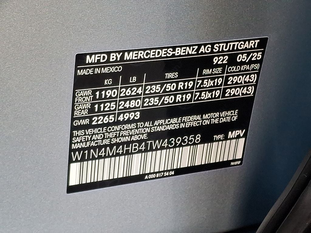 2026 Mercedes-Benz GLB GLB 250 4MATIC®