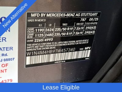 2026 Mercedes-Benz GLB GLB 250 4MATIC®