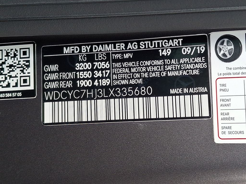 2020 Mercedes-Benz G-Class G 63 AMG® 4MATIC®