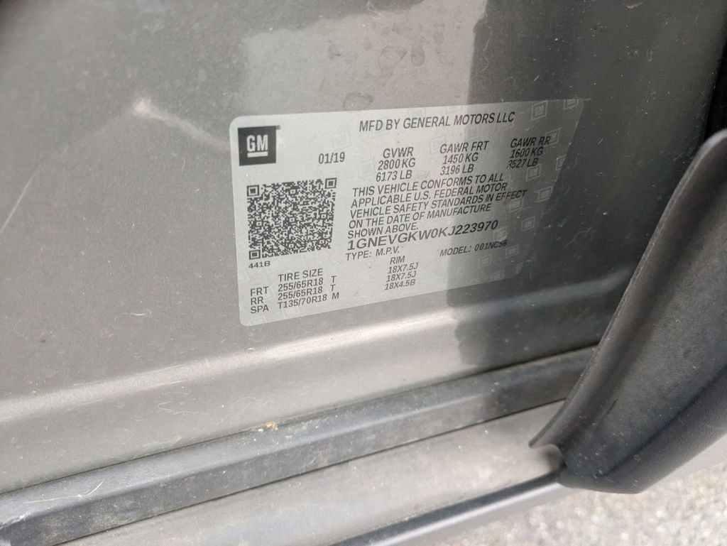 2019 Chevrolet Traverse LT Cloth w/1LT