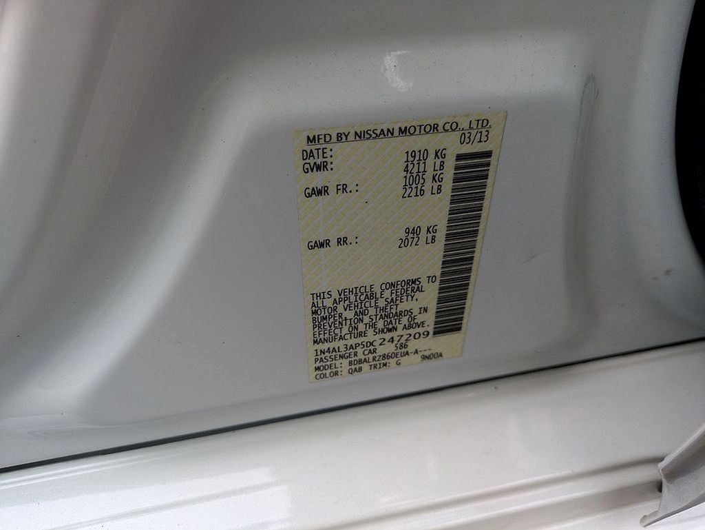 2013 Nissan Altima 2.5 S