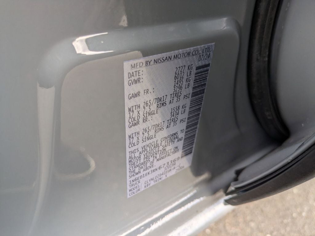 2024 Nissan Frontier PRO-4X