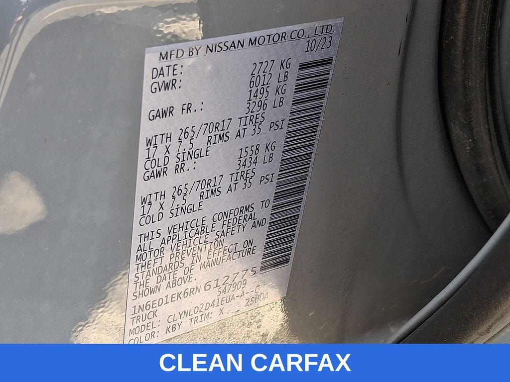 2024 Nissan Frontier PRO-4X
