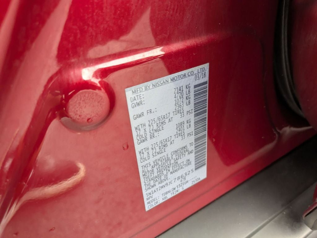 2018 Nissan Rogue SV