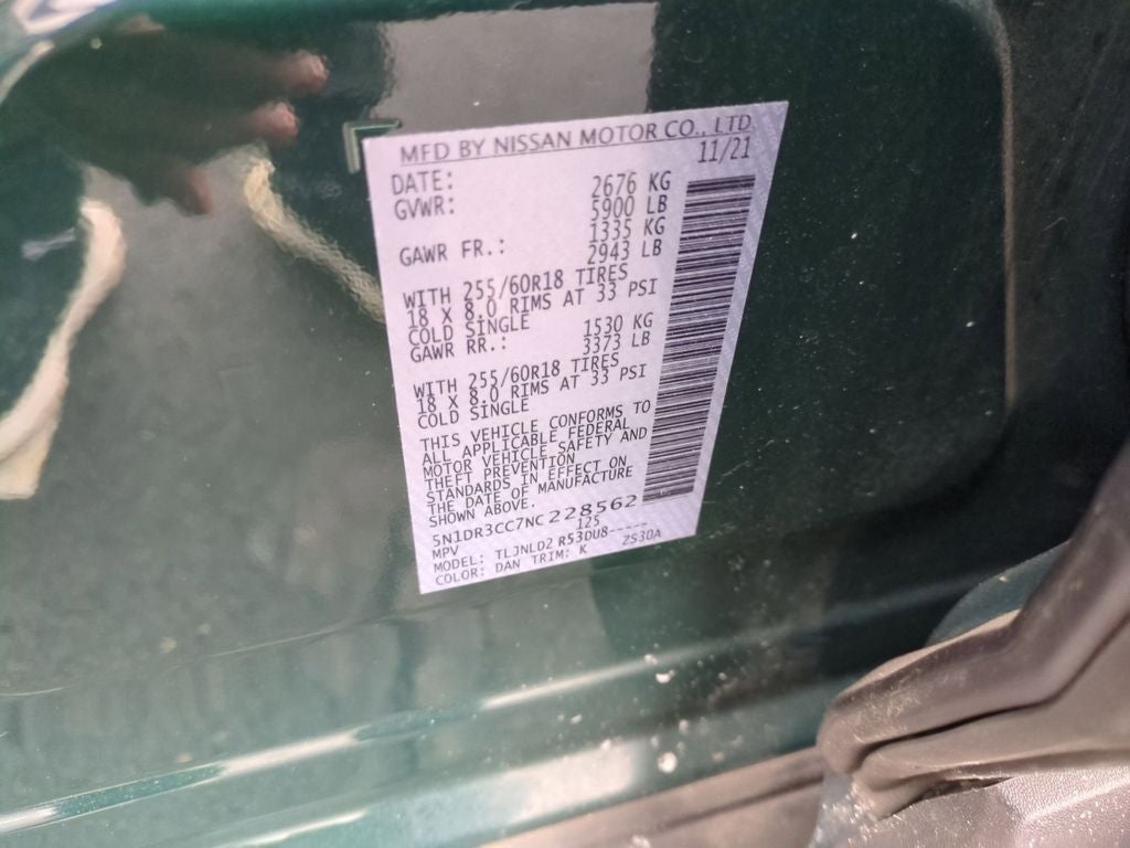 2022 Nissan Pathfinder SL