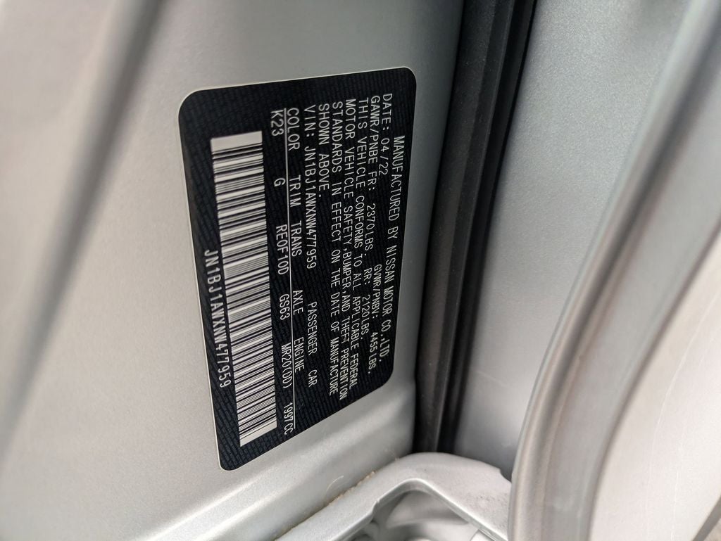 2022 Nissan Rogue Sport S