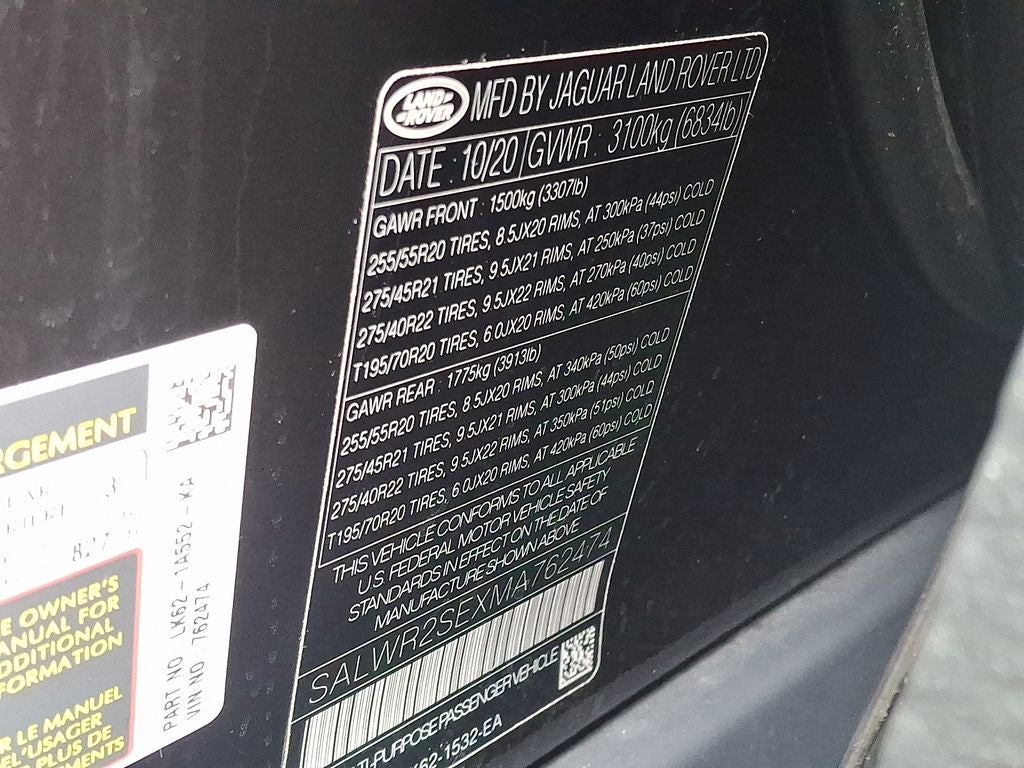 2021 Land Rover Range Rover Sport HSE Dynamic