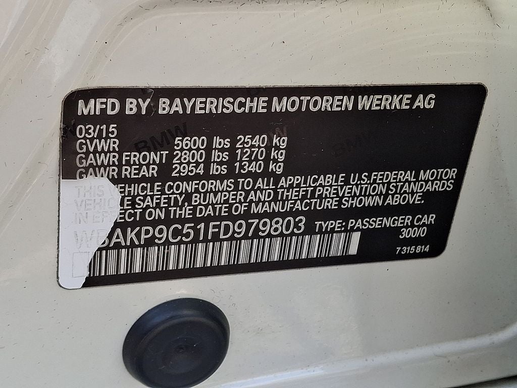 2015 BMW 5 Series 550i xDrive