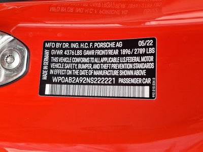 2022 Porsche 911 Carrera GTS