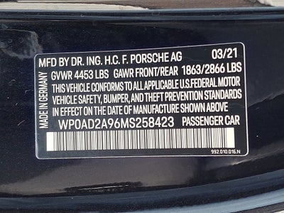 2021 Porsche 911 Turbo S