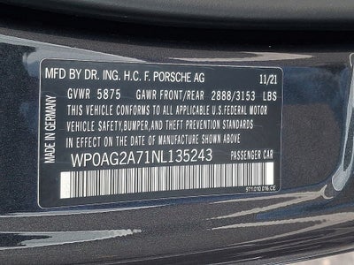 2022 Porsche Panamera GTS