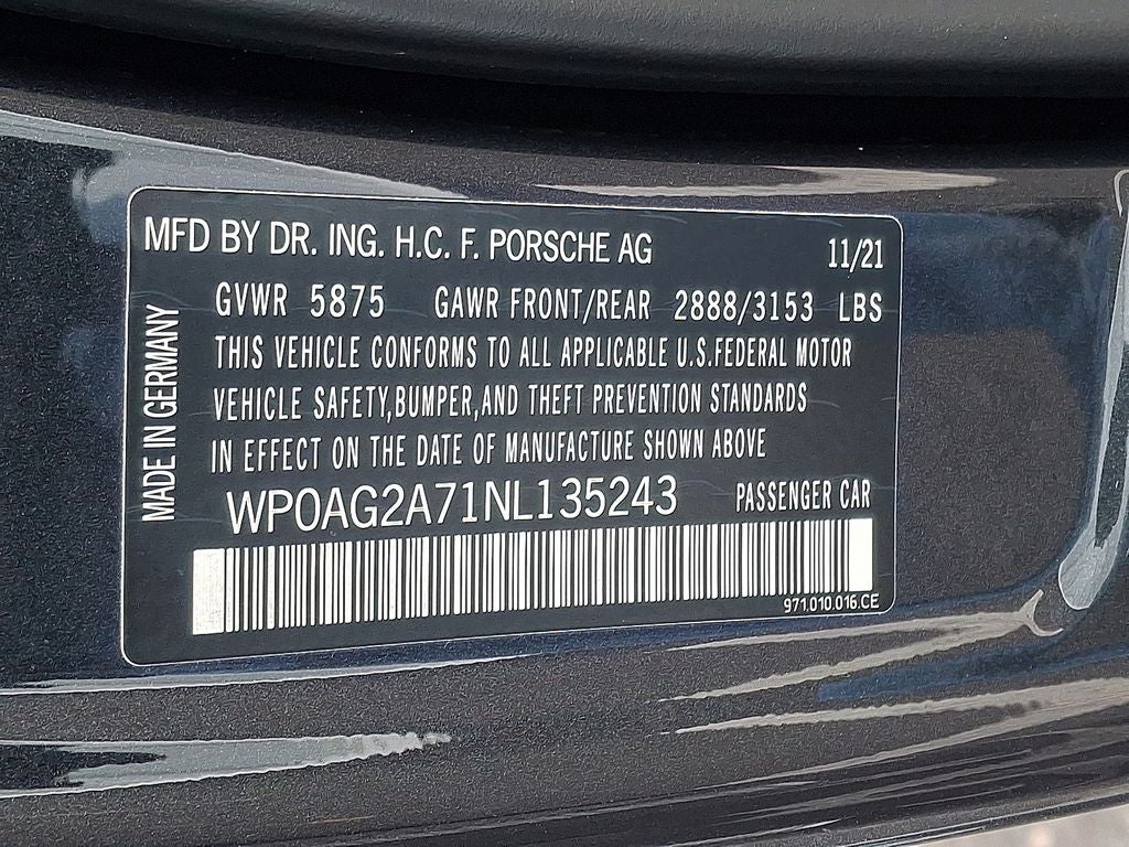 2022 Porsche Panamera GTS