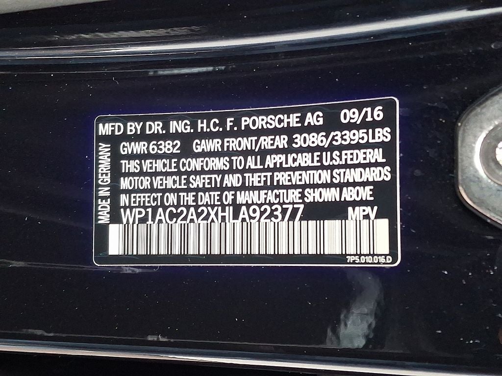 2017 Porsche Cayenne Turbo