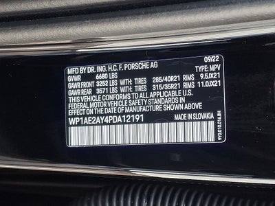 2023 Porsche Cayenne E-Hybrid Platinum Edition