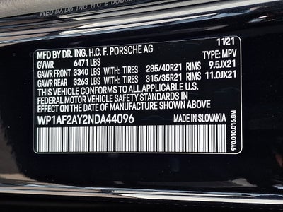 2022 Porsche Cayenne Turbo