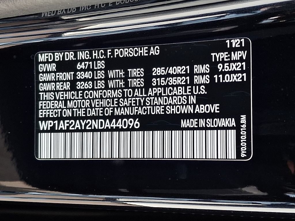 2022 Porsche Cayenne Turbo
