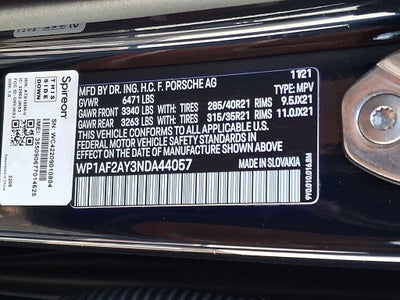 2022 Porsche Cayenne Turbo