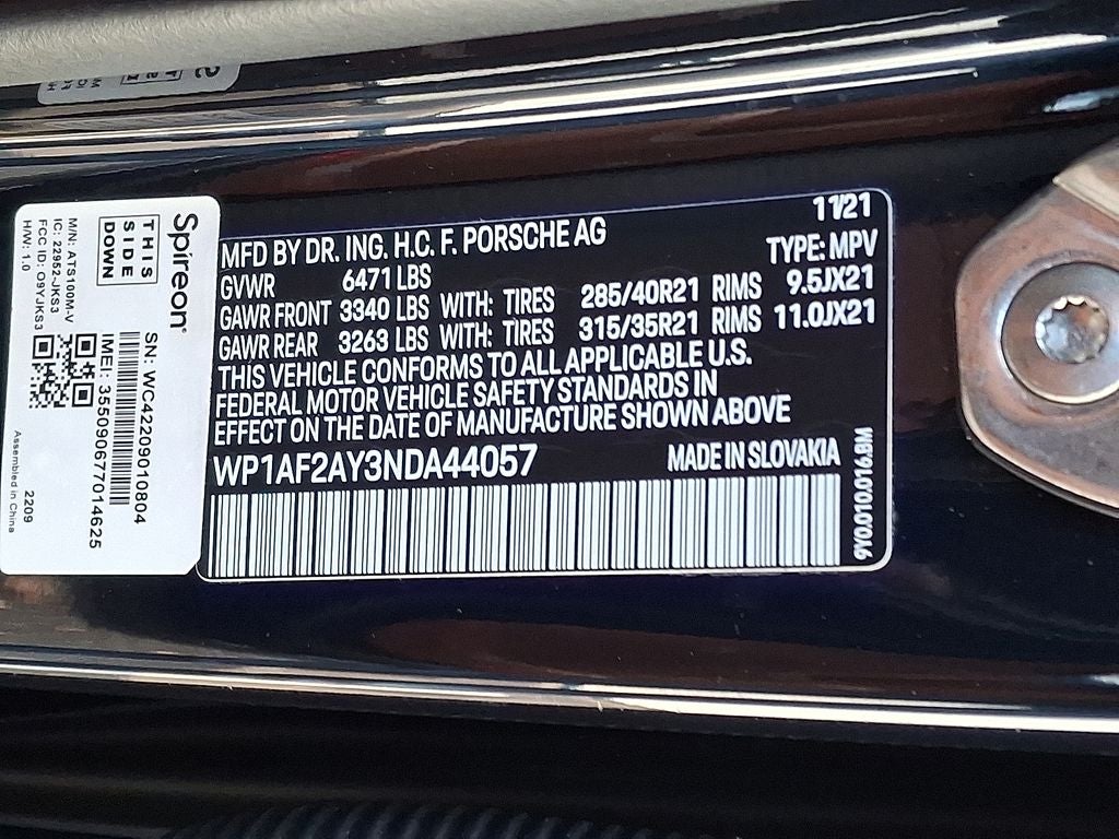 2022 Porsche Cayenne Turbo