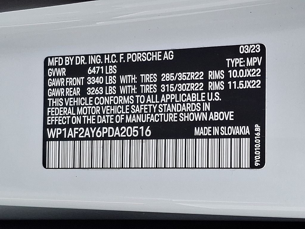 2023 Porsche Cayenne Turbo