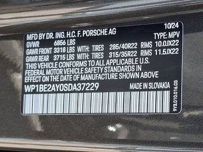 2025 Porsche Cayenne E-Hybrid Coupe Base