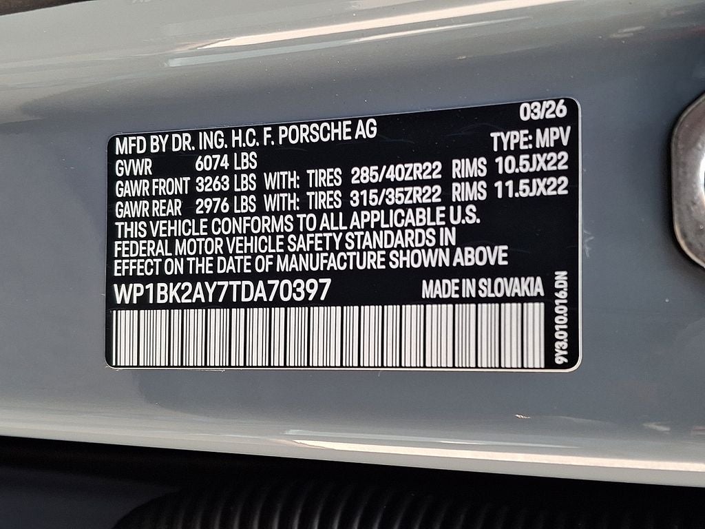 2026 Porsche Cayenne Coupe Turbo GT