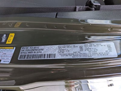 2022 Jeep Wrangler Unlimited Willys