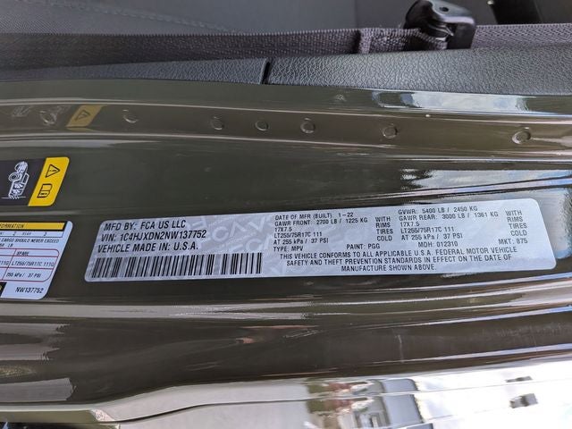 2022 Jeep Wrangler Unlimited Willys