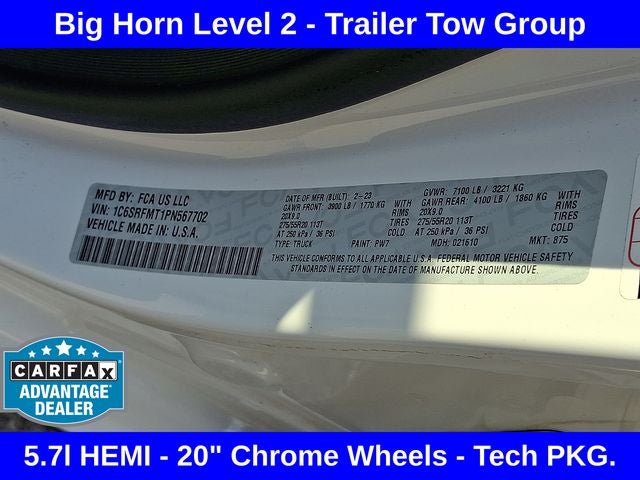 2023 RAM 1500 Big Horn/Lone Star
