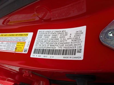 2024 Honda Civic Sport