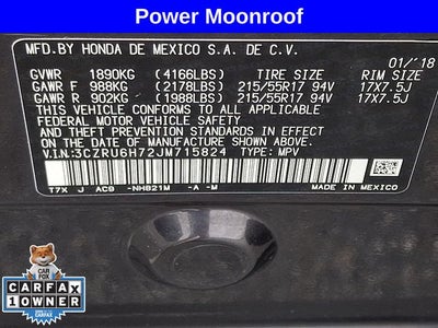 2018 Honda HR-V EX-L w/Navigation