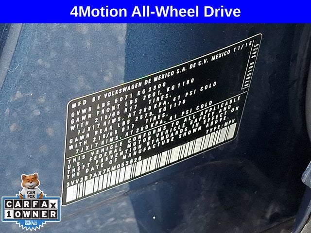 2019 Volkswagen Tiguan 2.0T SE 4Motion