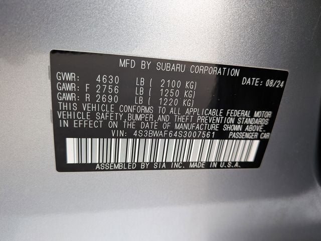 2025 Subaru Legacy Premium