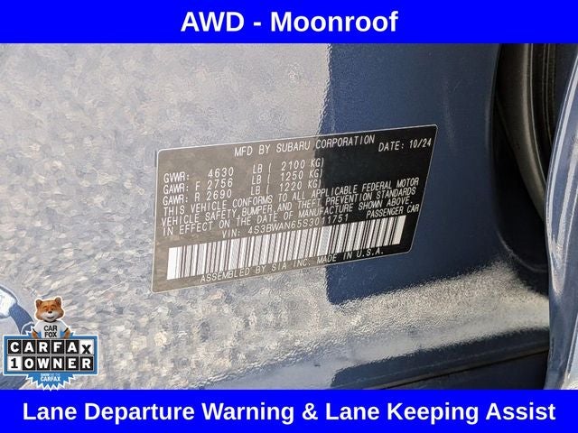 2025 Subaru Legacy Limited